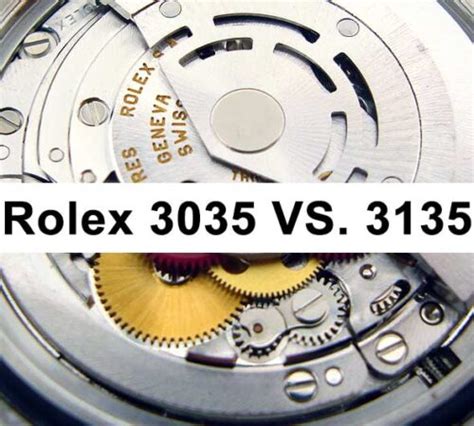 Rolex caliber 3035 vs